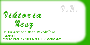 viktoria mesz business card